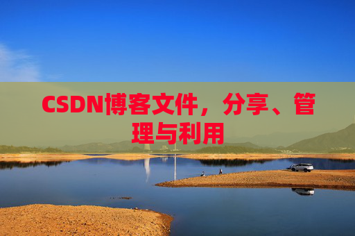 CSDN博客文件，分享、管理与利用
